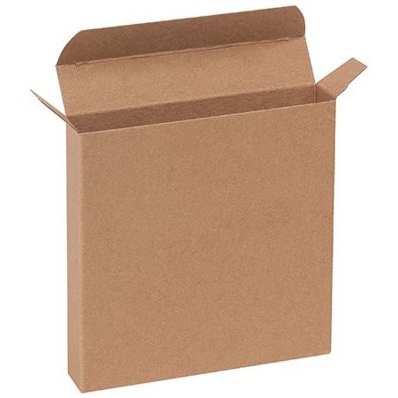 Bsc Preferred 5 1/4 x 1 x 5 1/4'' Kraft Reverse Tuck Folding Cartons, 250PK RTC48